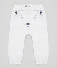 Calca-em-Moletom-de-Algodao---Sustentavel--Urso--Cinza-Mescla-8490989-Cinza_Mescla_1