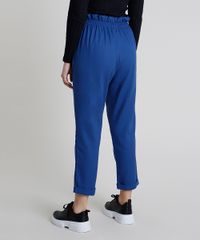 Calca-Feminina-Clochard-Cintura-Alta-com-Linho-e-Amarracao-Azul-Royal-9914939-Azul_Royal_2 Calca-Feminina-Clochard-Cintura-Alta-com-Linho-e-Amarracao-Azul-Royal-9914939-Azul_Royal_2