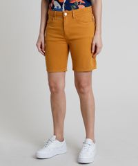 Bermuda-da-Sarja-Feminina-Ciclista-Cintura-Alta-Mostarda-9889652-Mostarda_1