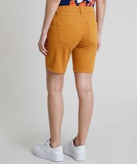 Bermuda-da-Sarja-Feminina-Ciclista-Cintura-Alta-Mostarda-9889652-Mostarda_2