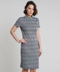 Vestido-Feminino-Curto-Estampado-Xadrez-Manga-Curta-Gola-Alta-Cinza-9937994-Cinza_1 Vestido-Feminino-Curto-Estampado-Xadrez-Manga-Curta-Gola-Alta-Cinza-9937994-Cinza_1