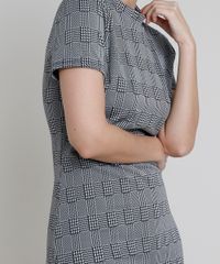 Vestido-Feminino-Curto-Estampado-Xadrez-Manga-Curta-Gola-Alta-Cinza-9937994-Cinza_4 Vestido-Feminino-Curto-Estampado-Xadrez-Manga-Curta-Gola-Alta-Cinza-9937994-Cinza_4