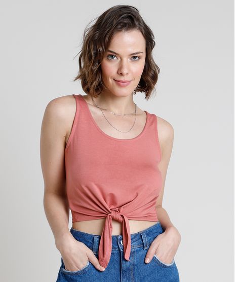 Regata-Feminina-Basica-com-No-Decote-Redondo-Rosa-Escuro-9660276-Rosa_Escuro_1