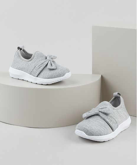Tenis-Infantil-Baby-Club-com-Laco-Cinza-Mescla-9905905-Cinza_Mescla_1