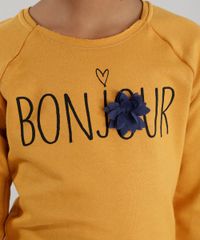 Blusao-em-Moletom--Bonjour--Amarelo-Escuro-8617702-Amarelo_Escuro_4