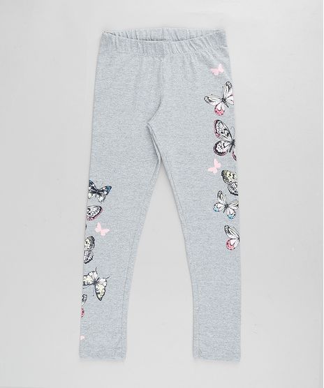 Calca-Legging-Infantil-Borboletas-Cinza-Mescla-9909618-Cinza_Mescla_1