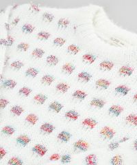 Sueter-Infantil-Estampado-Quadriculado-em-Trico-Felpado-com-Lurex-Off-White-9797542-Off_White_3