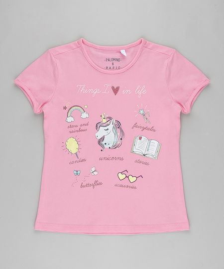 Blusa-Infantil--Unicorns--Manga-Curta-Rosa-9911940-Rosa_1