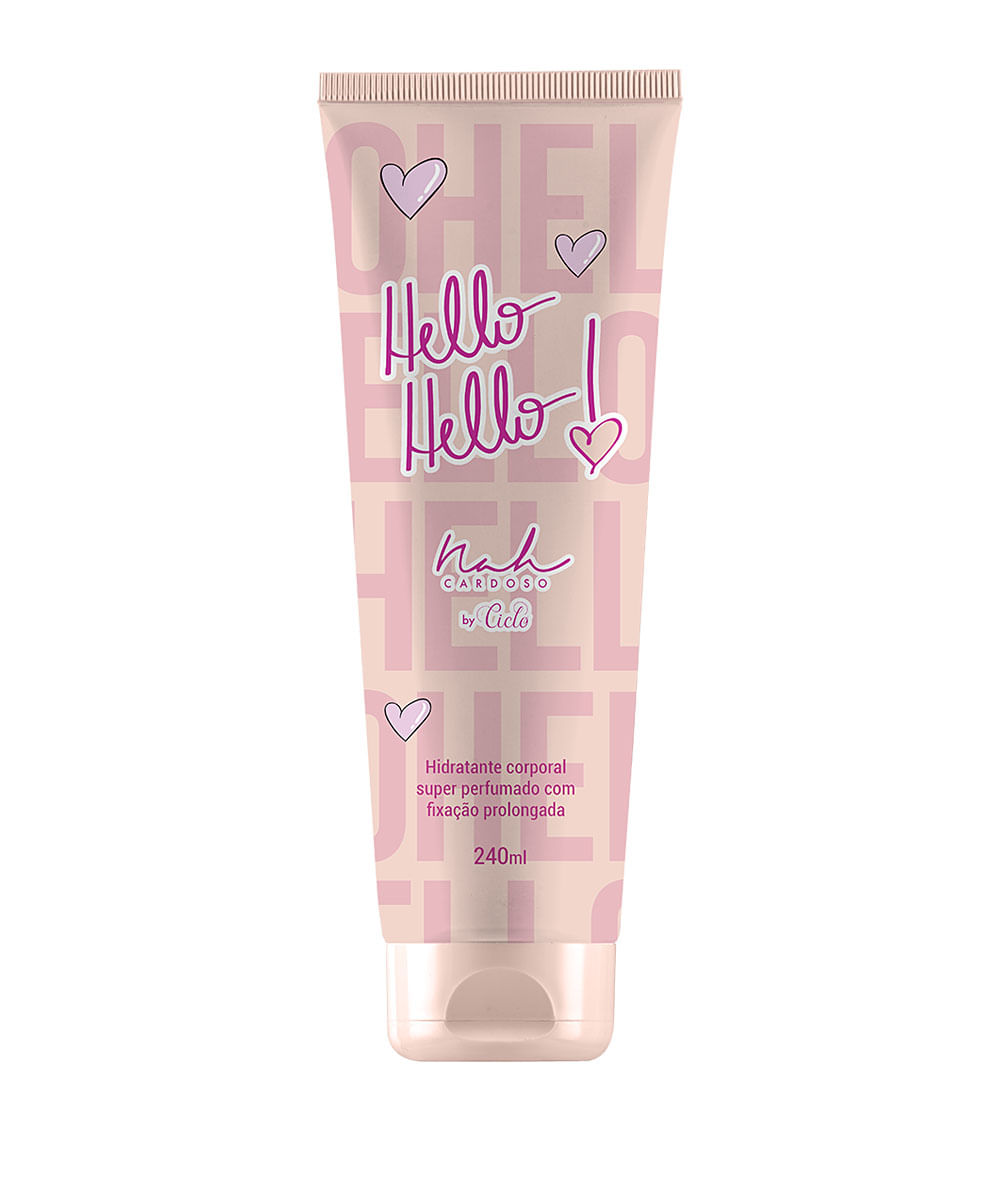 LOÇÃO HIDRATANTE HELLO! HELLO! NAH CARDOSO 240ML CICLO único Único