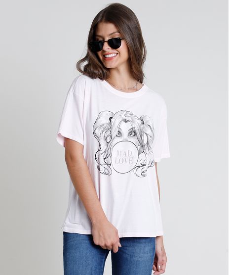 Blusa-Feminina-Arlequina-Ampla-Manga-Curta-Decote-Redondo-Rosa-Claro-9886192-Rosa_Claro_1