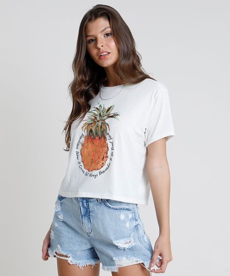 Blusa-Feminina-Abacaxi-com-Linho-Manga-Curta-Decote-Redondo-Off-White-9880597-Off_White_1