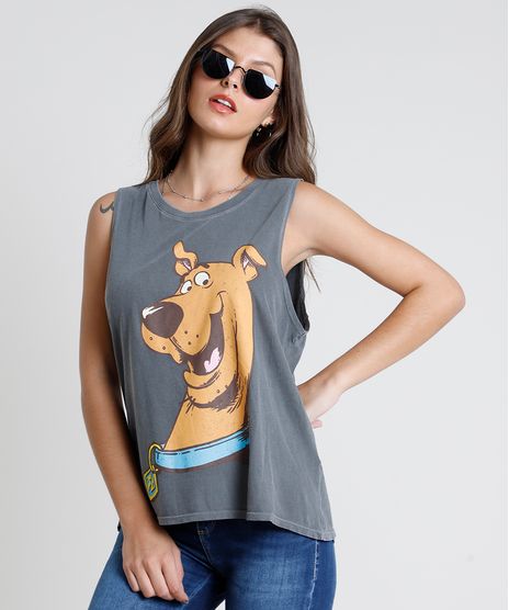 Regata-Feminina-Scooby-Doo-Decote-Redondo-Chumbo-9886204-Chumbo_1