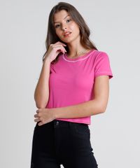 Blusa-Feminina-Basica-Cropped-Manga-Curta-Decote-Redondo-Pink-9647000-Pink_1