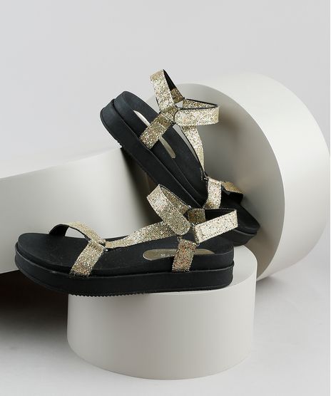 Papete-Feminina-Oneself-com-Glitter--Dourada-9907812-Dourado_1
