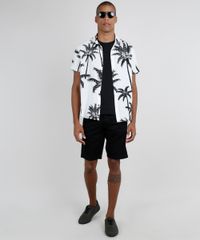 Camisa-Masculina-Tradicional-com-Linho-Estampada-de-Coqueiros-Manga-Curta-Off-White-9893143-Off_White_3