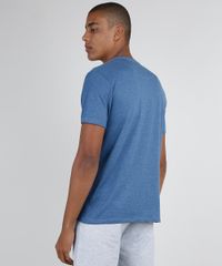 Camiseta-Masculina-com-Bolso-Estampado-Floral-Manga-Curta-Gola-Careca-Azul-9873871-Azul_2