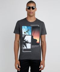 Camiseta-Masculina-Paisagem-Tropical-Manga-Curta-Gola-Careca-Cinza-Mescla-Escuro-9858411-Cinza_Mescla_Escuro_1