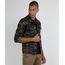 Jaqueta-de-Sarja-Estampada-Camuflada-Masculina-com-Bolsos-Marrom-9876052-Marrom_1