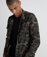 Jaqueta-de-Sarja-Estampada-Camuflada-Masculina-com-Bolsos-Marrom-9876052-Marrom_4