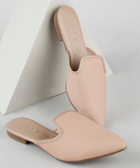 Mule-Feminino-Beira-Rio-Bico-Fino-com-Brilho-Bege-9802990-Bege_1