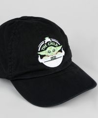 Bone-Masculino-Aba-Curva--Baby-Yoda--com-Bordado-Preto-9897747-Preto_2