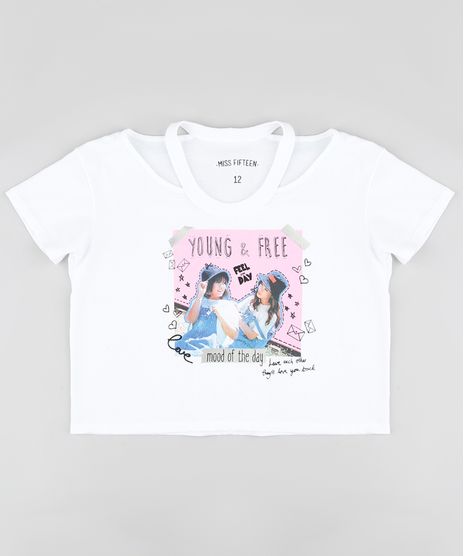 Blusa-Infantil-Ampla--Young---Free--com-Vazado-Manga-Curta-Branca-9905534-Branco_1