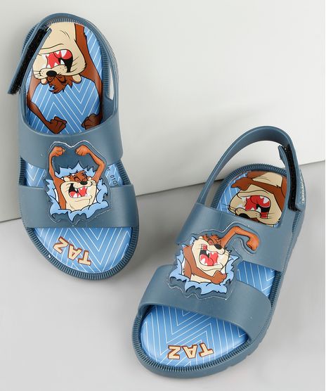 Sandalia-Infantil-Taz-Looney-Tunes-com-Velcro-Azul-Marinho-9912249-Azul_Marinho_1