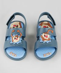 Sandalia-Infantil-Taz-Looney-Tunes-com-Velcro-Azul-Marinho-9912249-Azul_Marinho_5