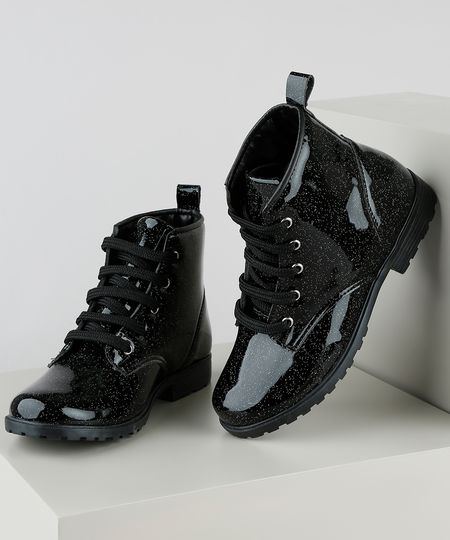 Bota-Coturno-Infantil-Palomino-em-Verniz-com-Glitter-Preta-9911315-Preto_1 Bota-Coturno-Infantil-Palomino-em-Verniz-com-Glitter-Preta-9911315-Preto_1