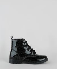 Bota-Coturno-Infantil-Palomino-em-Verniz-com-Glitter-Preta-9911315-Preto_2
