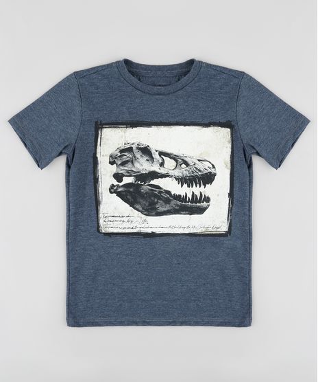 Camiseta-Infantil-Fossil-de-Dinossauro-Manga-Curta-Azul-Marinho-9885102-Azul_Marinho_1