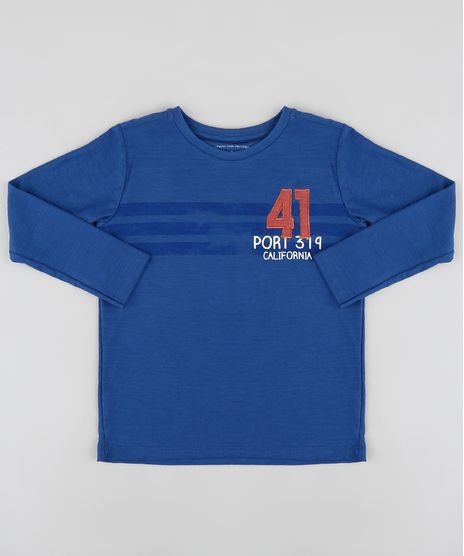 Camiseta-Infantil-com-Listras-e-Bordado-Manga-Longa-Azul-Marinho-9885117-Azul_Marinho_1