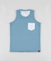 Regata-Infantil-com-Bolso-Estampado-de-Peixes-Azul-9865987-Azul_1