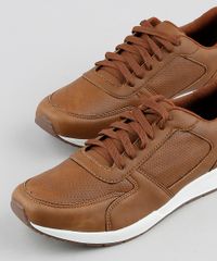 Tenis-Masculino-Oneself-com-Recortes-Caramelo-9829985-Caramelo_5
