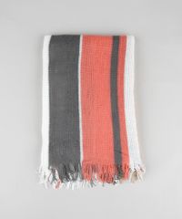 Cachecol-Feminino-Listrado-com-Franjas-Coral-9834499-Coral_3