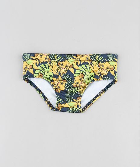 Sunga-Infantil-Slip-Simba-O-Rei-Leao-Estampada-com-Protecao-UV50--Azul-Marinho-9889235-Azul_Marinho_1