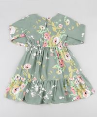 Vestido-Infantil-Estampado-Floral-Transpassado-com-Recortes-Manga-Longa-Verde-9906180-Verde_2