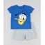 Conjunto-Infantil-Pato-Donald-de-Camiseta-Manga-Curta-Azul-Royal---Bermuda-em-Moletom-Cinza-Mescla-Claro-9876586-Cinza_Mescla_Claro_1