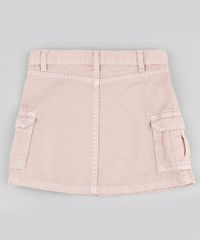 Saia-de-Sarja-Infantil-Cargo-com-Botoes-e-Cinto-Rose-9892618-Rose_2