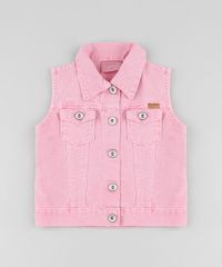 Colete-de-Sarja-Infantil-com-Bolsos-Rosa-9828206-Rosa_1