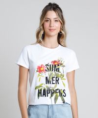 Blusa-Feminina--Summer-Happens--Floral-Manga-Curta-Decote-Redondo-Off-White-9865661-Off_White_1