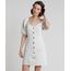 Vestido-Feminino-Curto-com-Linho-e-Botoes-Manga-Bufante-Bege-Claro-9891199-Bege_Claro_1