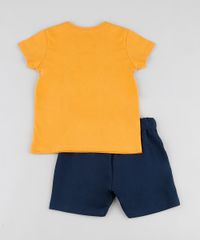 Conjunto-Infantil-Tigrao-de-Camiseta-Manga-Curta-Laranja---Bermuda-em-Moletom-Azul-Escuro-9876580-Azul_Escuro_2