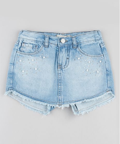 Short-Saia-Jeans-Infantil-com-Perolas-e-Tachas-Azul-Claro-9892627-Azul_Claro_1