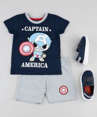 Pijama-Infantil-Capitao-America-Manga-Curta-Azul-Marinho-9878563-Azul_Marinho_3