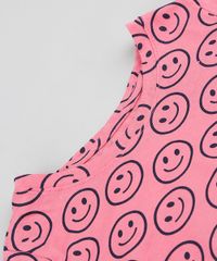 Blusa-Infantil-Estampada-de-Icones-com-No-Manga-Curta-Rosa-9888020-Rosa_4