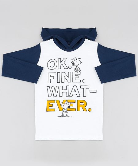 Camiseta-Infantil-Snoopy-e-Charlie-Brown-com-Capuz-Manga-Longa-Off-White-9876154-Off_White_1
