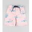 Bermuda-Surf-Infantil-Estampada-Quadriculada-com-Praia-Coral-9757032-Coral_1