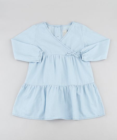 Vestido-Jeans-Infantil-Transpassado-com-Recortes-Manga-Longa-Azul-Claro-9892643-Azul_Claro_1