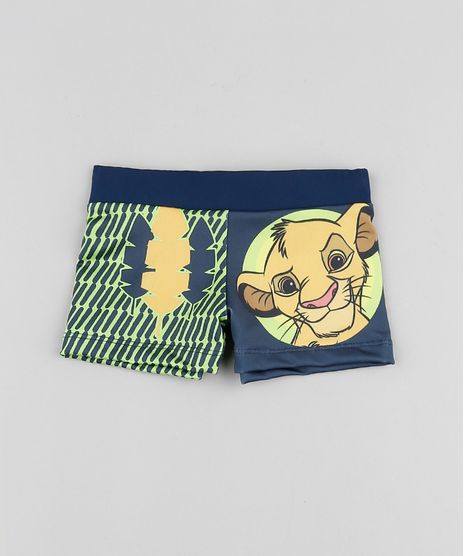 Sunga-Infantil-Boxer-Simba-O-Rei-Leao-Estampada-com-Protecao-UV50--Azul-Marinho-9889234-Azul_Marinho_1